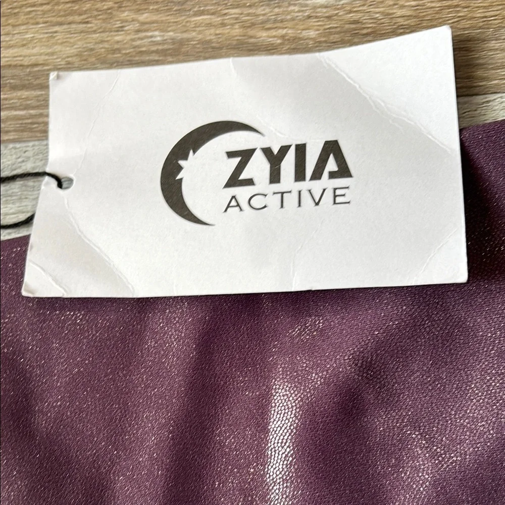 ZYIA Purple High-Waisted Leggings Size 2 NWT!! - Picture 2 of 6